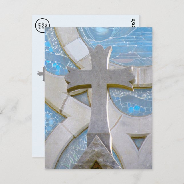 Christliche Postkarte (Vorne/Hinten)