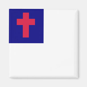 Christliche Qualitätsflagge Magnet