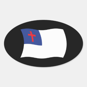 Christliche Religionsflagge Aufkleber