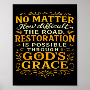 Christliche religiöse Gott-Wiederherstellungs-Glau Poster