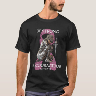 Christliche Religiöse K Brustkrebs Kriegerin Survi T-Shirt