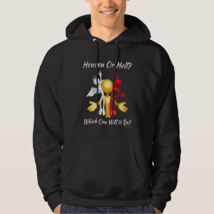Christliche Religiöse Kirche Satan Gott Himmel ode Hoodie
