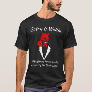 Christliche religiöse Kirche Satan Gott Satan wart T-Shirt