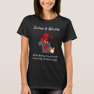 Christliche religiöse Kirche Satan Gott Satan wart T-Shirt