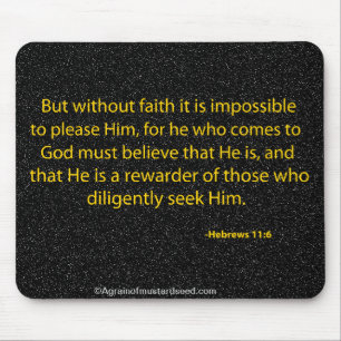 Christliche religiöse Zitate Mousepad