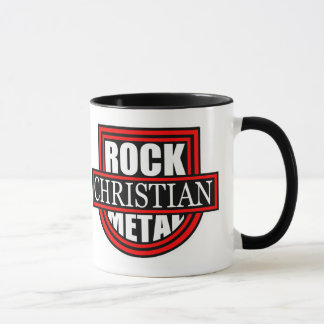 Christliche Rock/Metal Weiße/ Schwarze Kaffeetasse