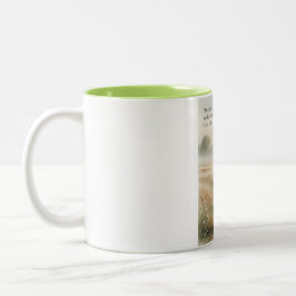 Christliche Römer 8:28 Bibelvers Kaffee-Tasse Zweifarbige Tasse