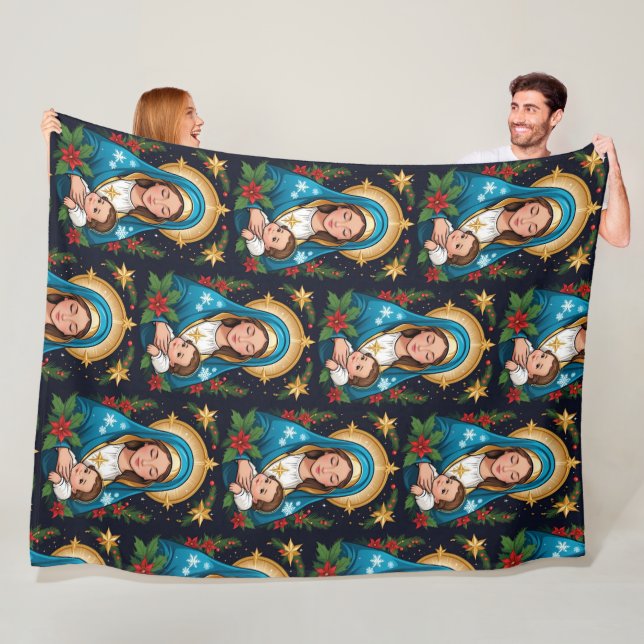 Christliche römisch-katholische Jungfrau Mary Weih Fleecedecke (Beispiel)