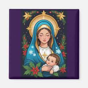 Christliche römisch-katholische Jungfrau Mary Weih Magnet