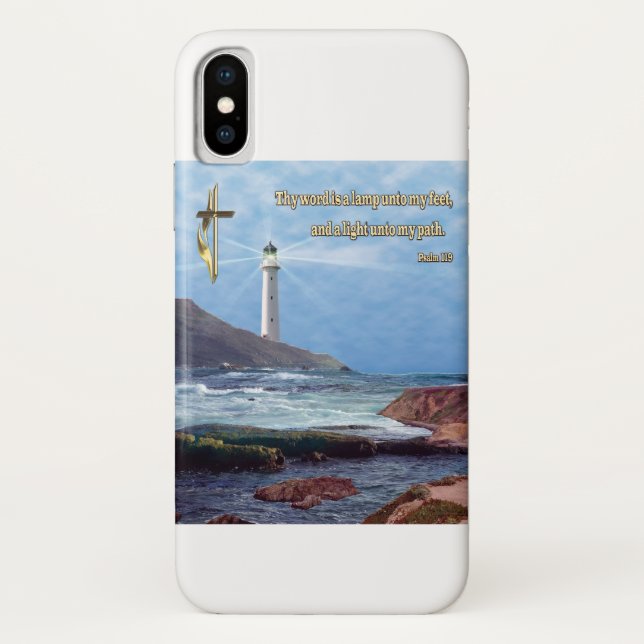 Christliche Schrift Case-Mate iPhone Hülle (Rückseite)