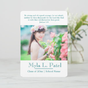 Christliche Schrift Foto Grad Ankündigung/ Einladung