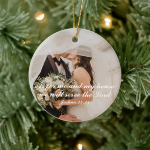 Christliche Schrift Hochzeitsfoto Keramik Ornament