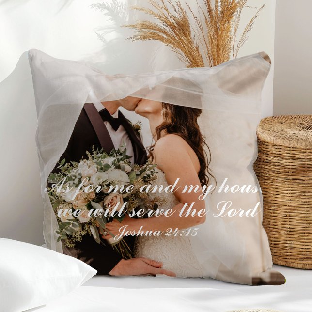 Christliche Schrift Hochzeitsfoto Kissen (Von Creator hochgeladen)