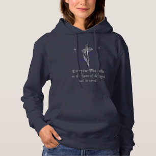 Christliche Schrift Hoodie