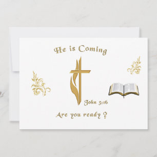 Christliche Schrift Johannes 3:16 Einladung