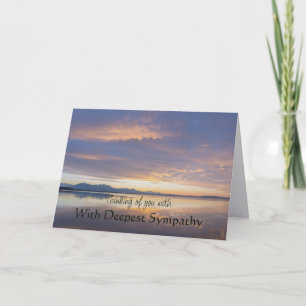 Christliche Schrift See Sonnenaufgang Mitgefühl Karte