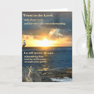 Christliche Schriftkarte Feiertagskarte