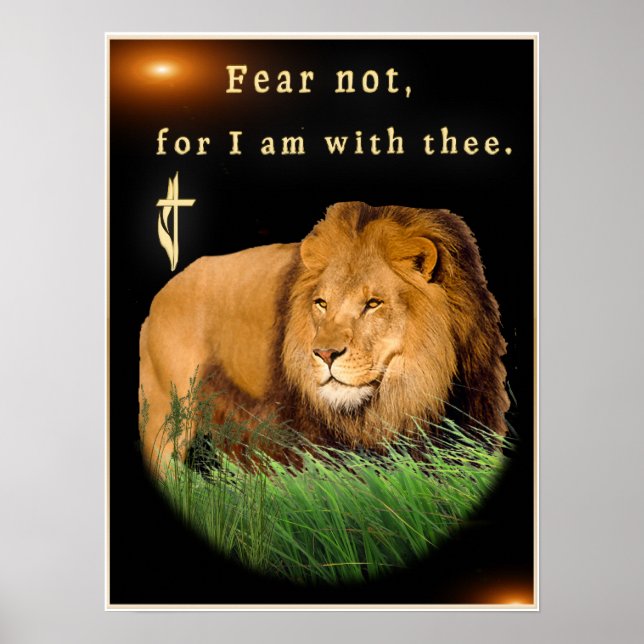Christliche Schriftzeichen Poster (Vorne)