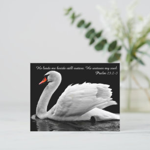 Christliche Schwan-Postkarte Postkarte