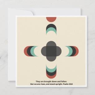 Christliche Scripte Moderne Art Cross Note Card Mitteilungskarte