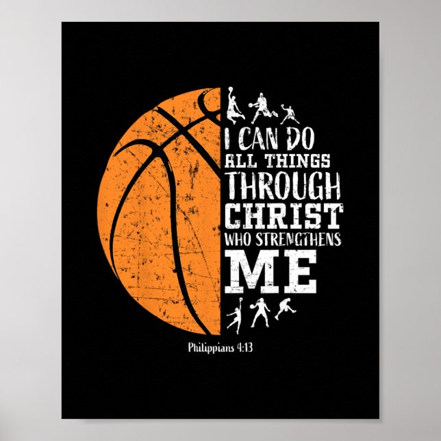 Christliche Sketll Geschenke Jungen Philipper 413  Poster (Vorne)