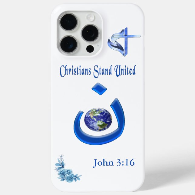 Christliche Solidarität Case-Mate iPhone Hülle (Rückseite)