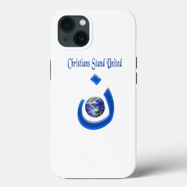Christliche Solidarität Case-Mate iPhone Hülle (Rückseite)