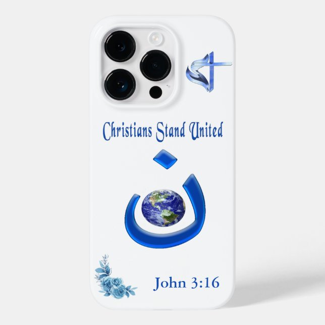 Christliche Solidarität Case-Mate iPhone Hülle (Rückseite)