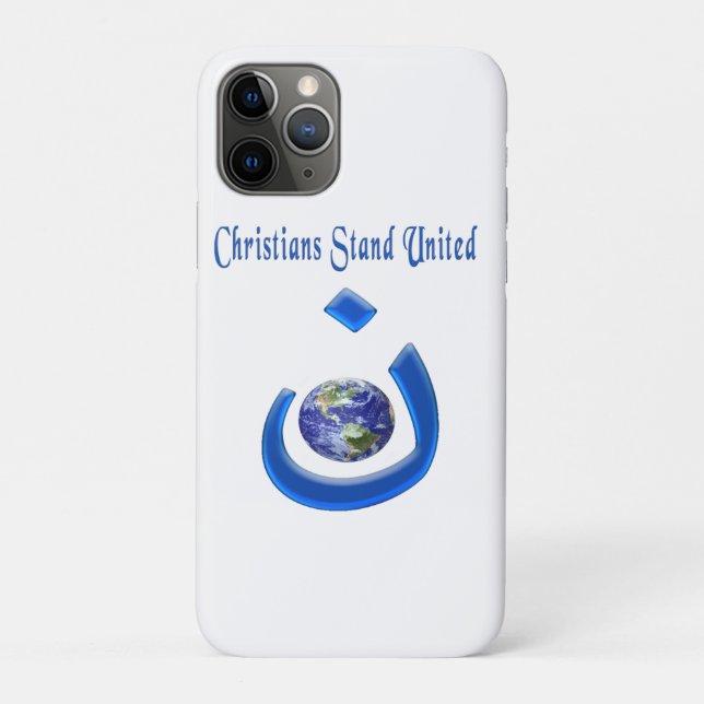 Christliche Solidarität Case-Mate iPhone Hülle (Rückseite)