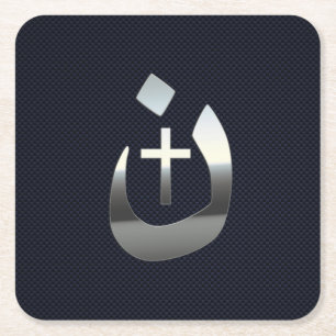 Christliche Solidarität der Nazarenen mit Kohlens Rechteckiger Pappuntersetzer