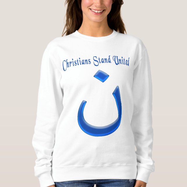 Christliche Solidarität Sweatshirt (Vorderseite)