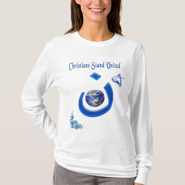 Christliche Solidarität T-Shirt (Vorderseite)