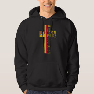 Christliche Spanische Religiöse Verse Spanien Fl Hoodie