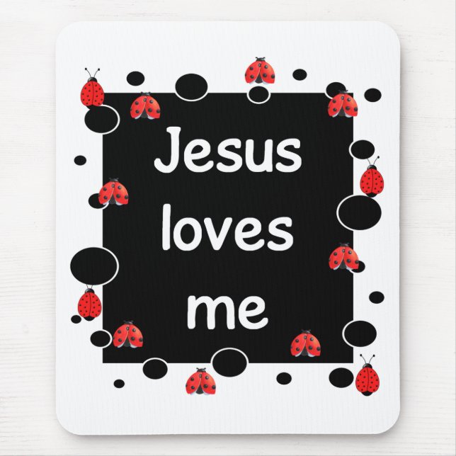 Christliche Sprichwort-Mausunterlage Mousepad (Vorne)