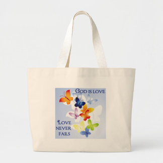Christliche Sprichwort-Taschen-Tasche Jumbo Stoffbeutel