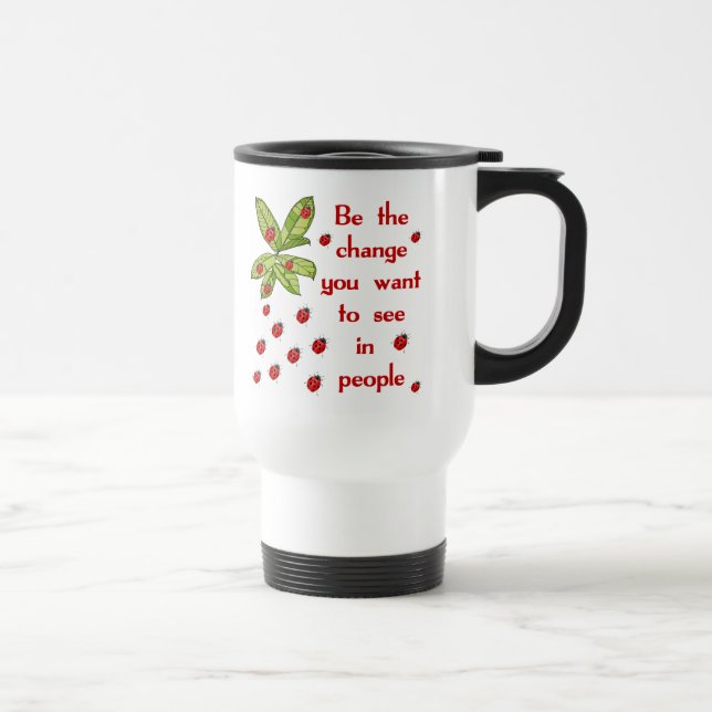 Christliche Sprichwort-Tasse Reisebecher (Rechts)