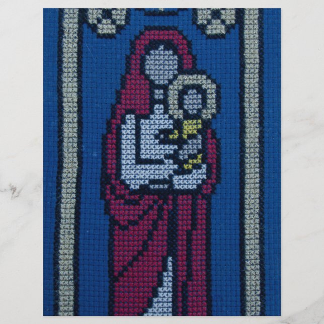 Christliche Stickerei (Vorderseite)