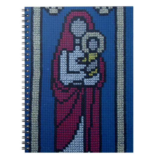 Christliche Stickerei Notizblock (Vorderseite)
