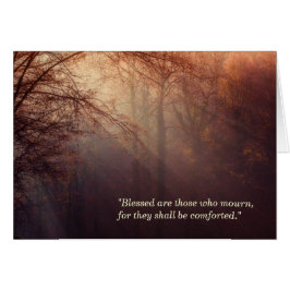 Christliche Sympathiekarte durch den Wald