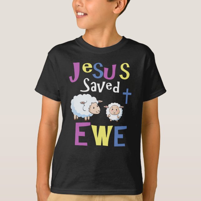 Christliche T - Shirt-Entwürfe für Kinder - Gott T-Shirt (Vorderseite)