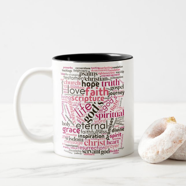 Christliche Tasse der Inspiration (Mit Donut)