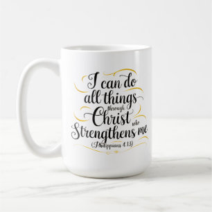 Christliche Tasse - ich kann alles tun - Philippin
