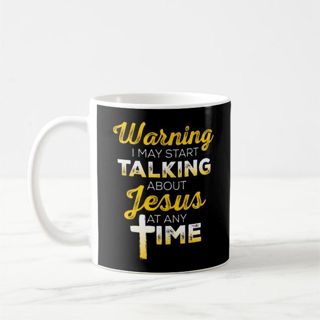 Christliche Tasse - ich möchte über Jesus sprechen (Links)