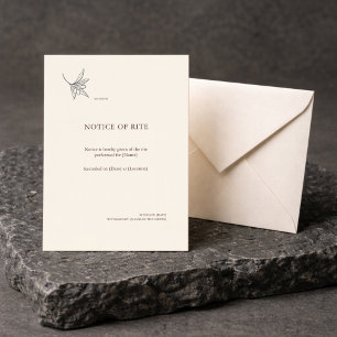 Christliche Taufe/Konfirmation Bekanntgabe