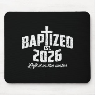 Christliche Taufe ließ es in der Wassertaufe Mousepad