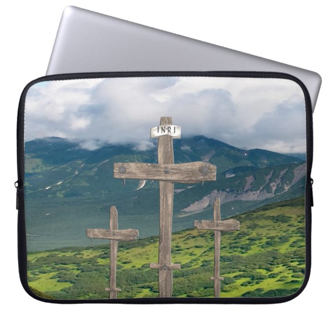 Christliche Telefonfälle Laptopschutzhülle (Vorderseite)