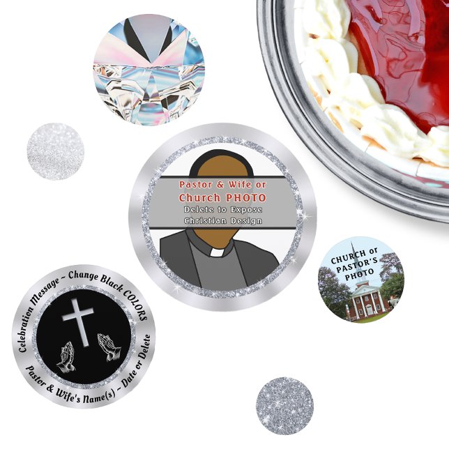 Christliche Tischdekorationen oder Kirchen oder Pf Konfetti (Church Table Decorations. Christian Party Supplies. Personalized Christian Celebration Ideas.)