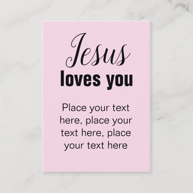 Christliche Trackkartenvorlage zur Personalisierun Begleitkarte (Vorderseite)