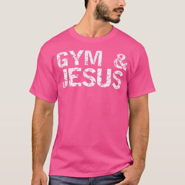Christliche Trainingsgeschenke für Männer, die unt T-Shirt (Vorderseite)