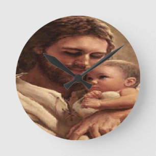 Christliche Uhr Jesus und Kind